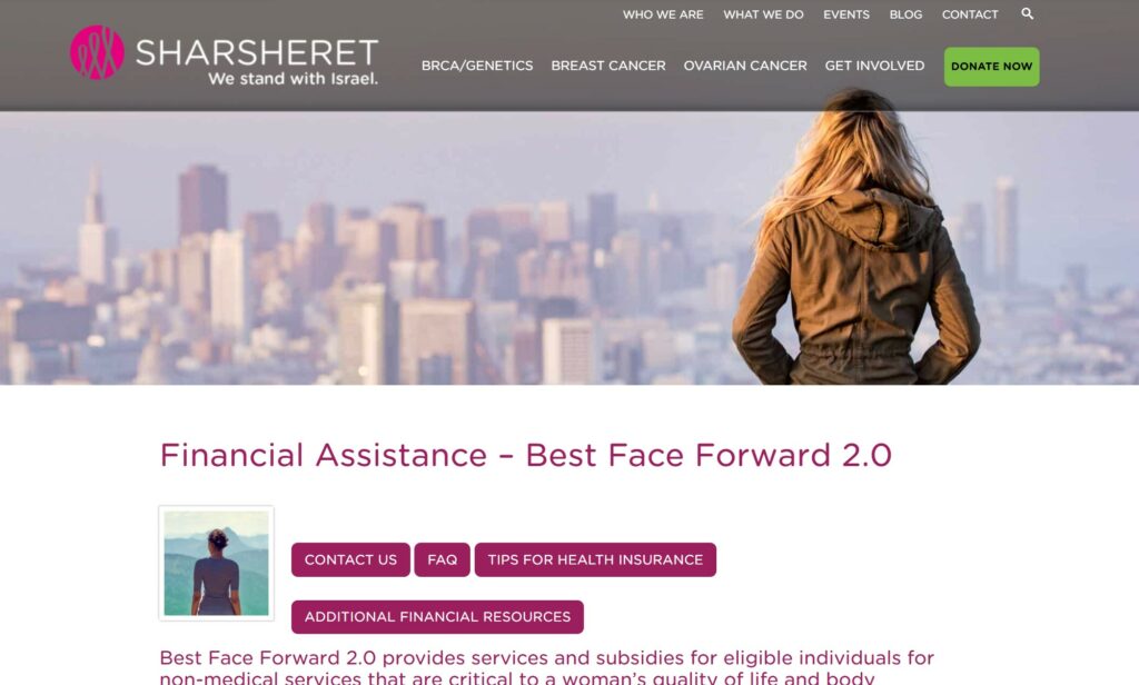 sharsheret best face forward free for breast cancer patients