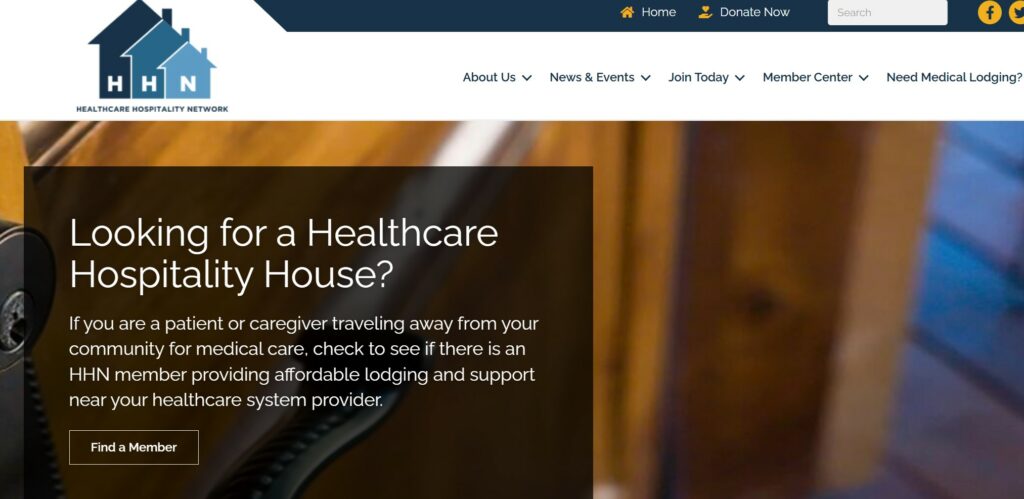 Free Housing for Cancer Patients Healthcare Hospitality Network