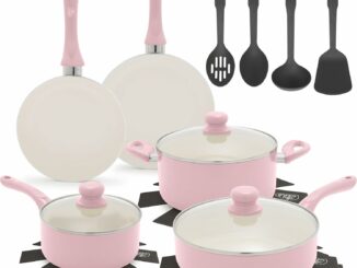 16-Piece Ceramic Cookware Set