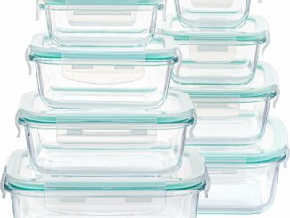 8 Pack Glass Food Storage Containers